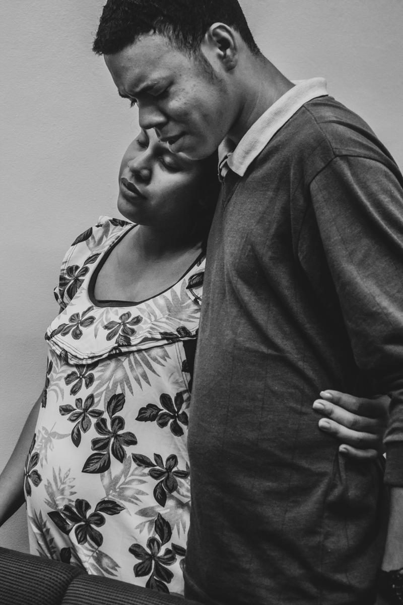 Praying couple